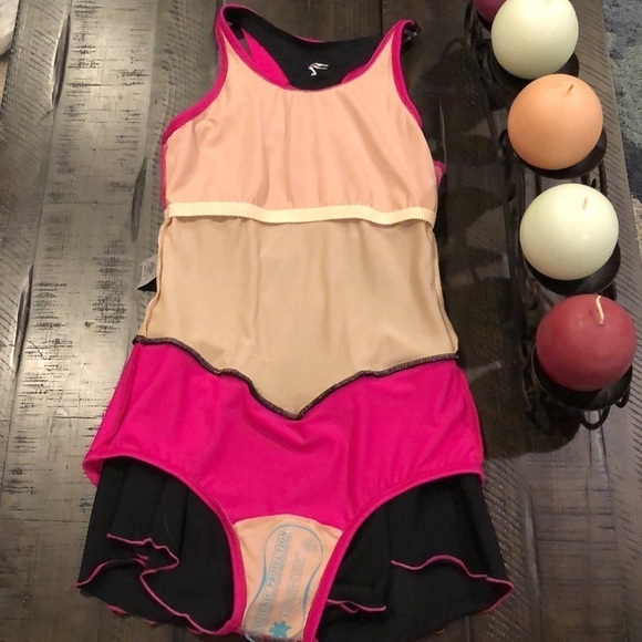 NEW Perform Figure Skating Dress SM Leotard Built in Bra Lined Performance 🇺🇸 - Picture 11 of 16
